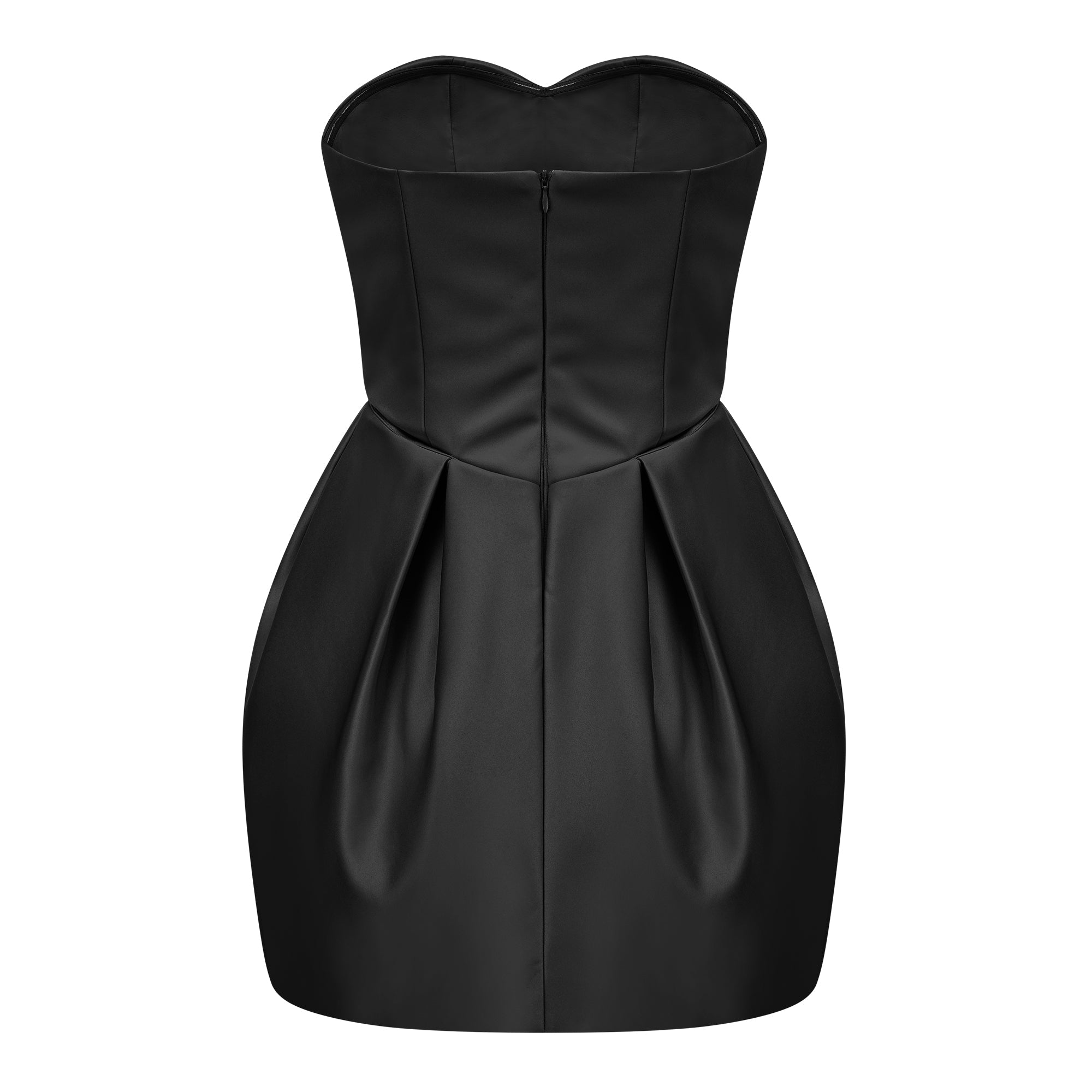 Laure Black Heart Off-shoulder Mini Dress