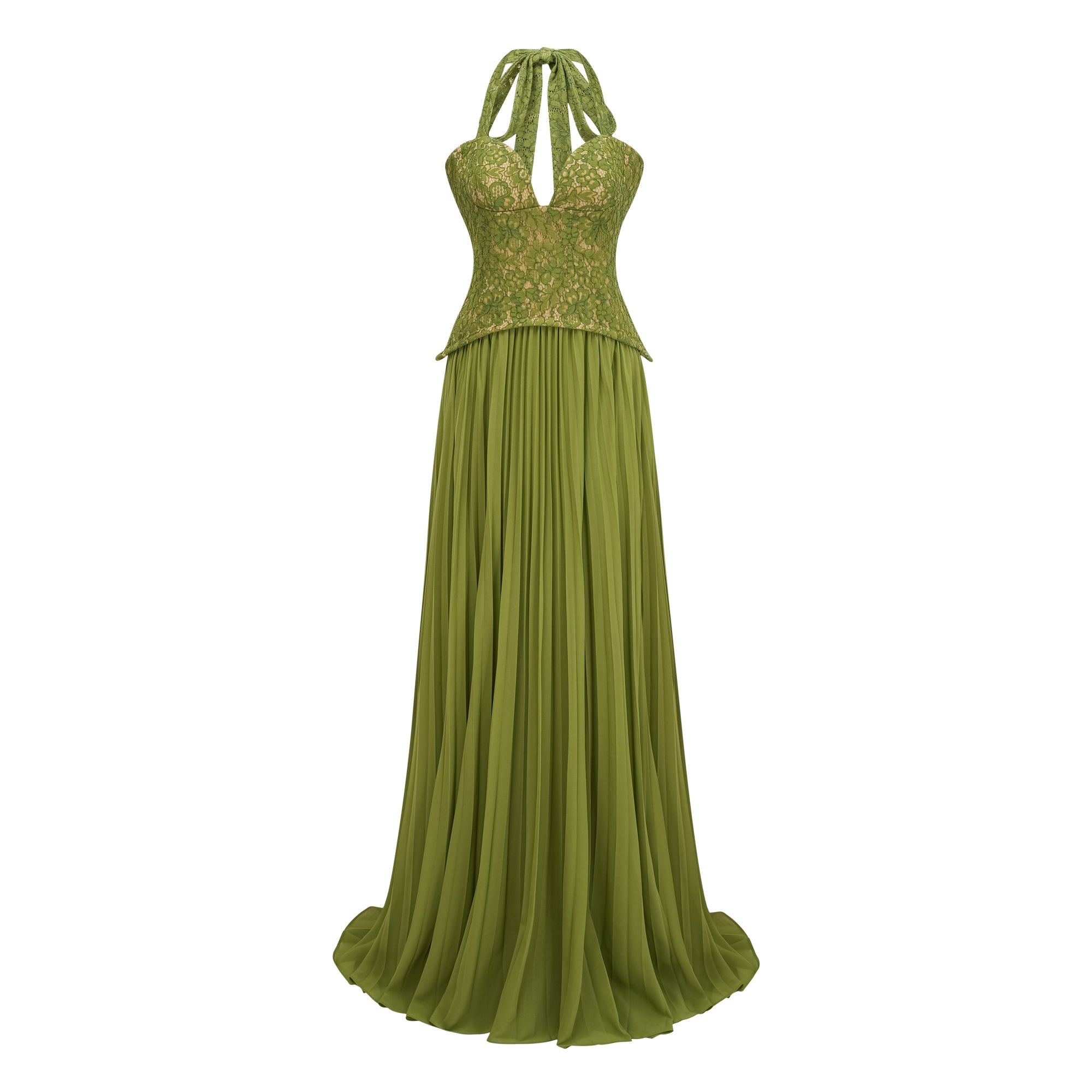 Ronja Emerald Corset Gown