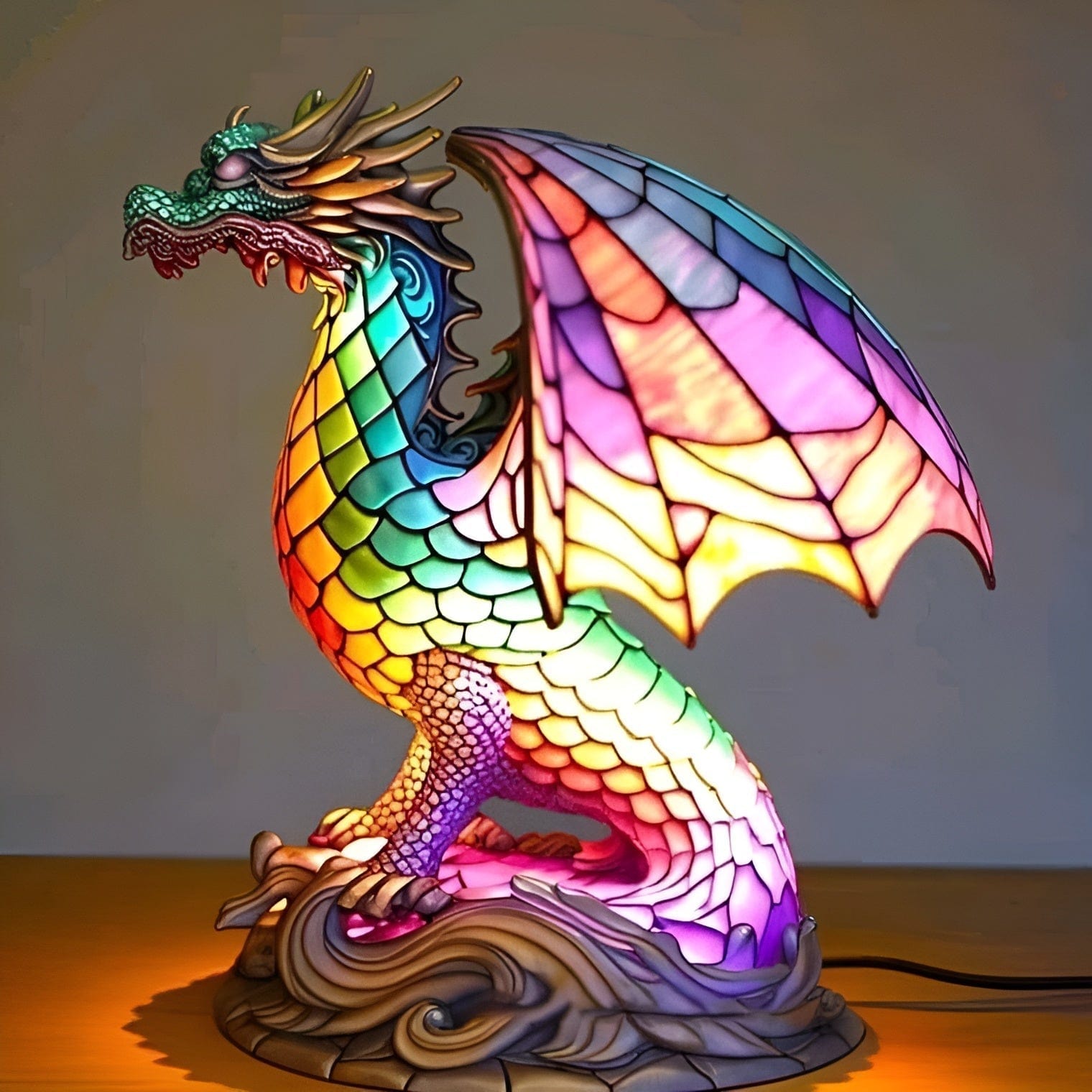 Mystic Dragon Glow Lamp