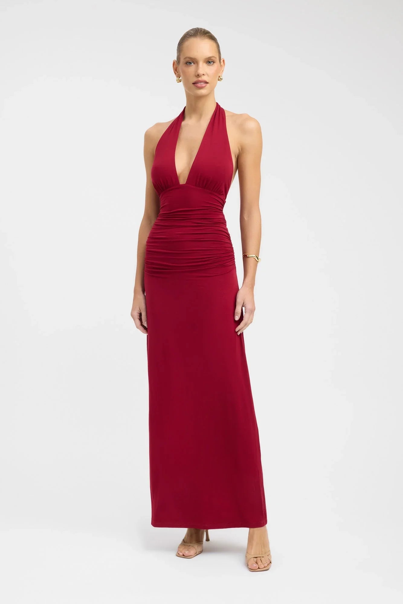 Elenya Long Dress - Red