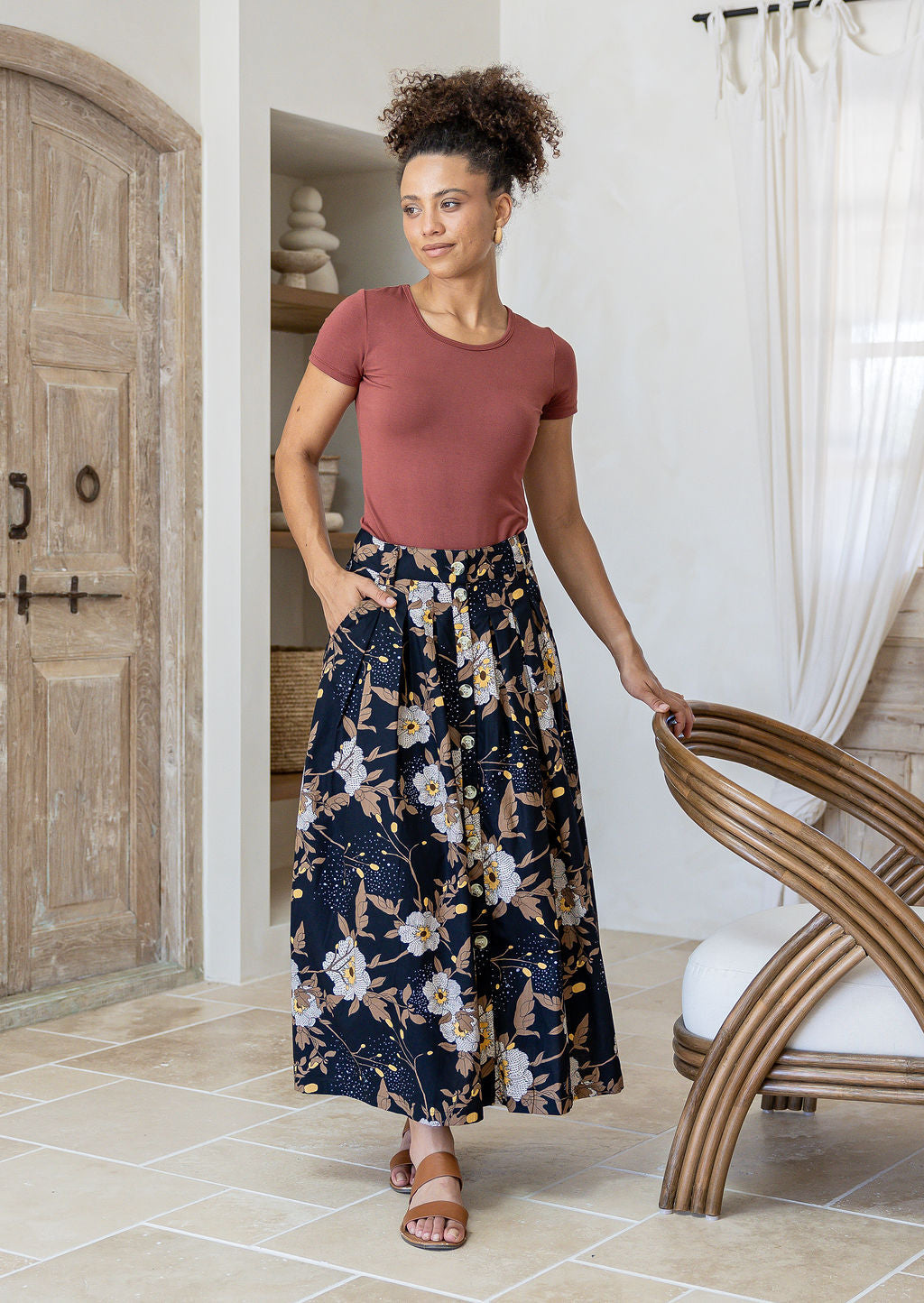 Cora Skirt Camellia