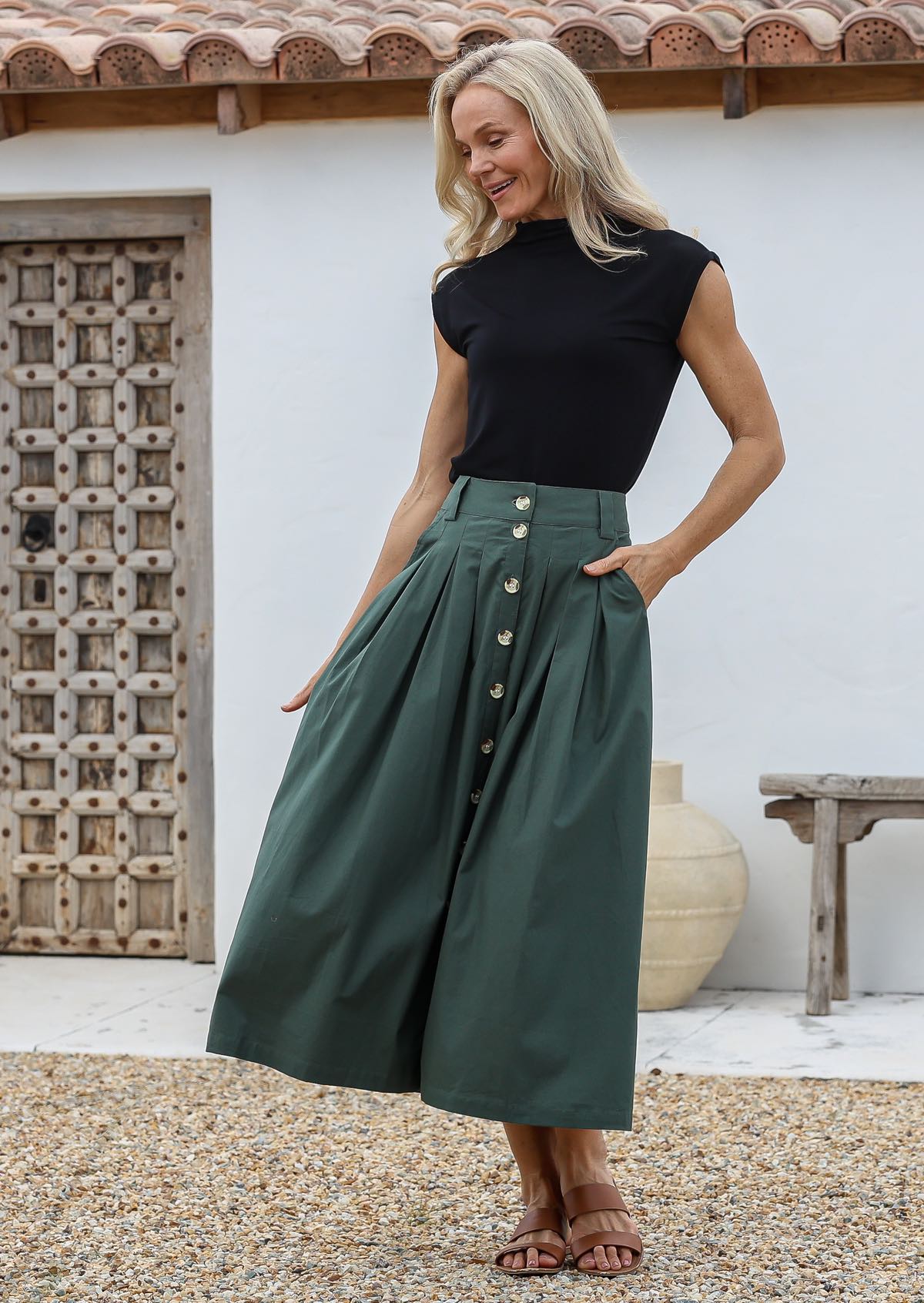 Cora Skirt Jungle Green