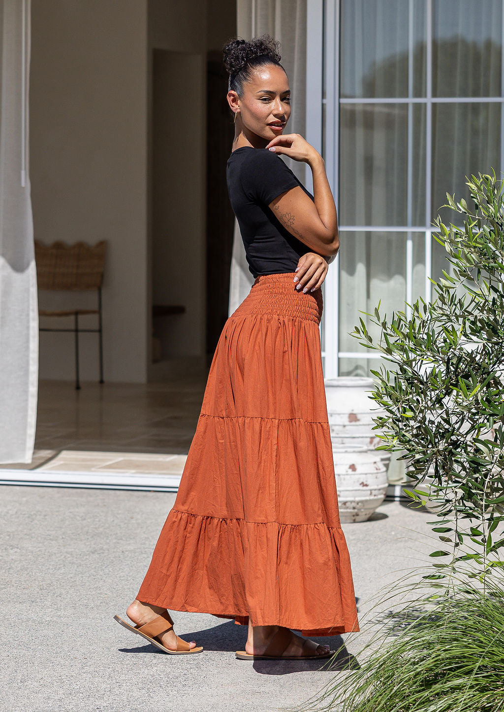 Dawn Maxi Skirt Brushetta