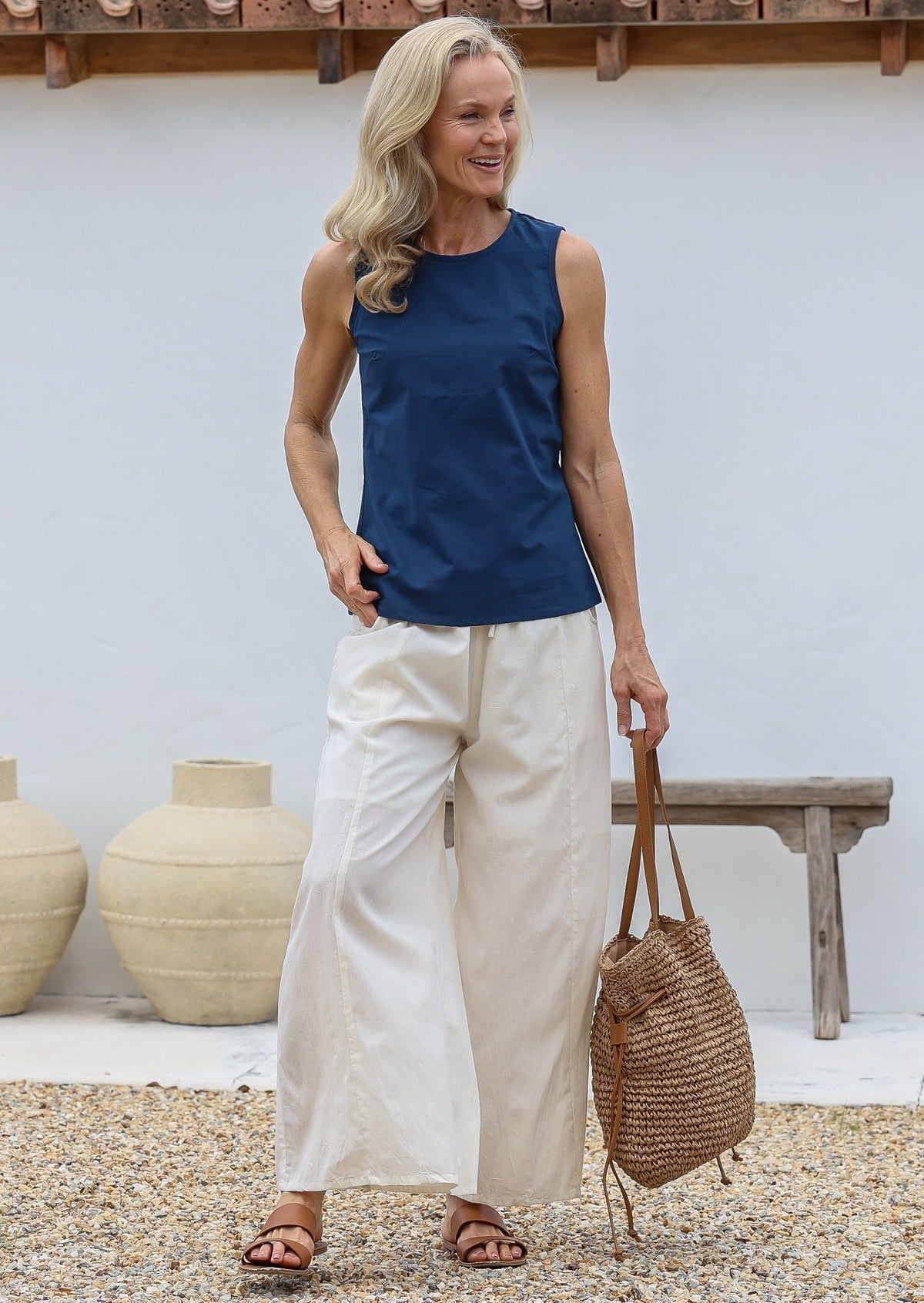 Janis Pant Natural White