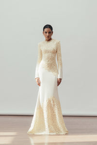 Mathilde White Embroidered Maxi Dress