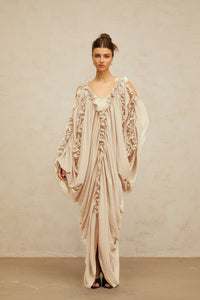 Aglaé ruffled-trim tulle maxi dress