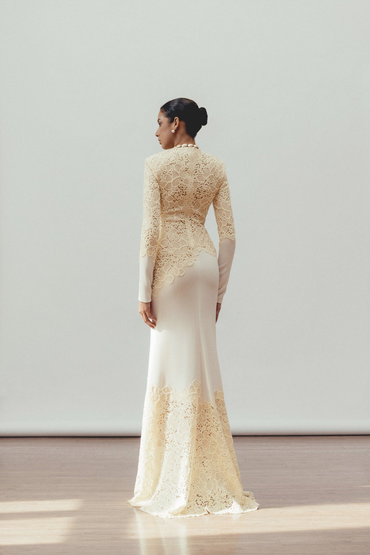 Mathilde White Embroidered Maxi Dress