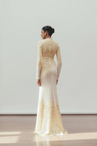 Mathilde White Embroidered Maxi Dress