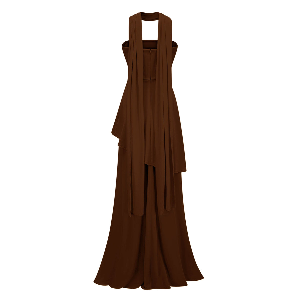 Solène Off-Shoulder Ruched Maxi Gown