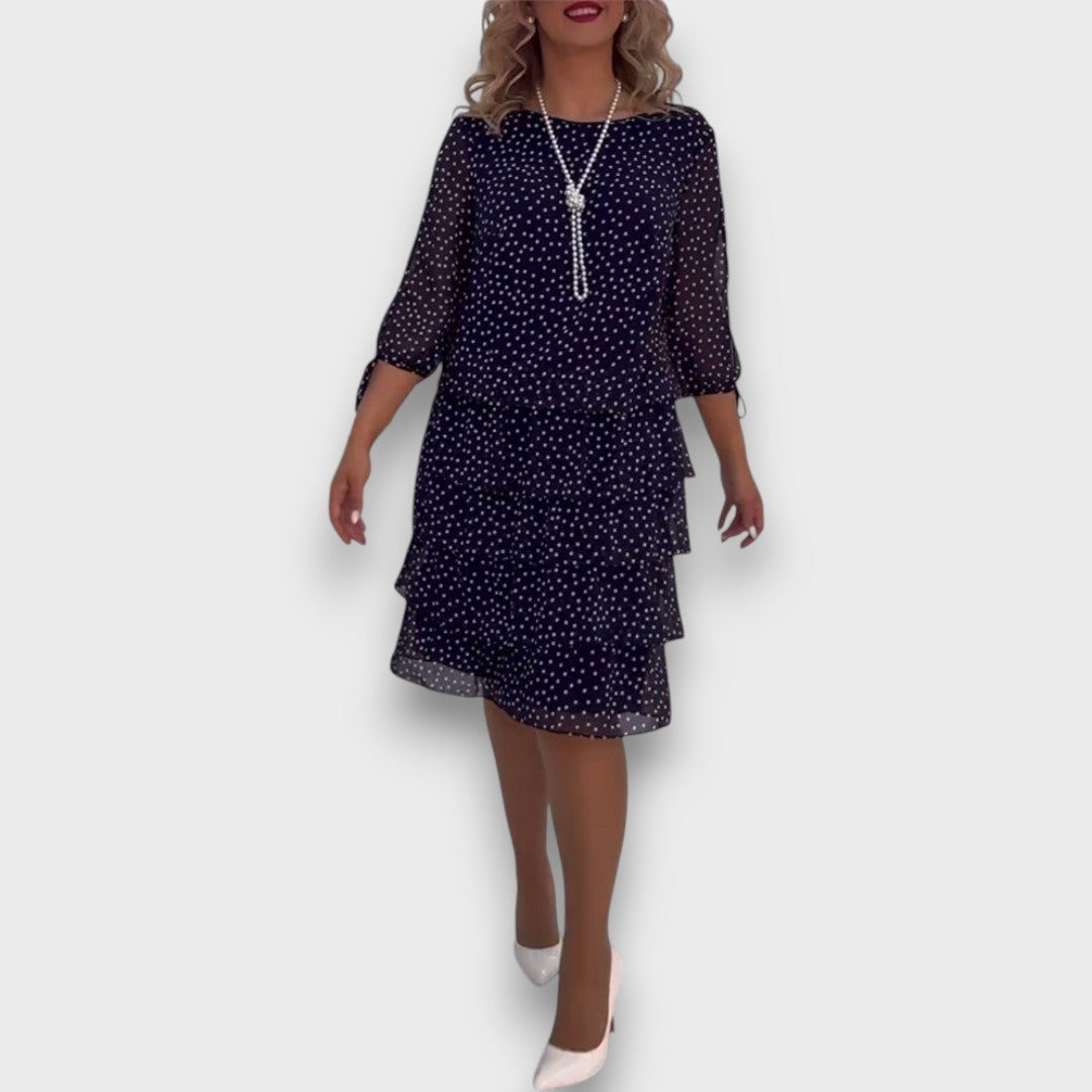 Namira – Polka Dot Ruffle Dress
