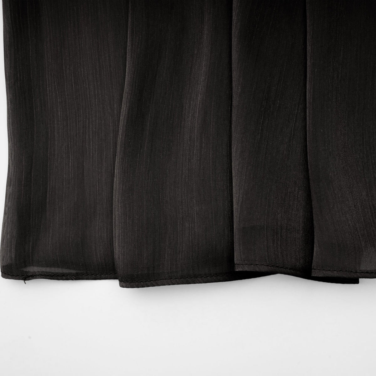 Mila pleated satin maxi dress in Black