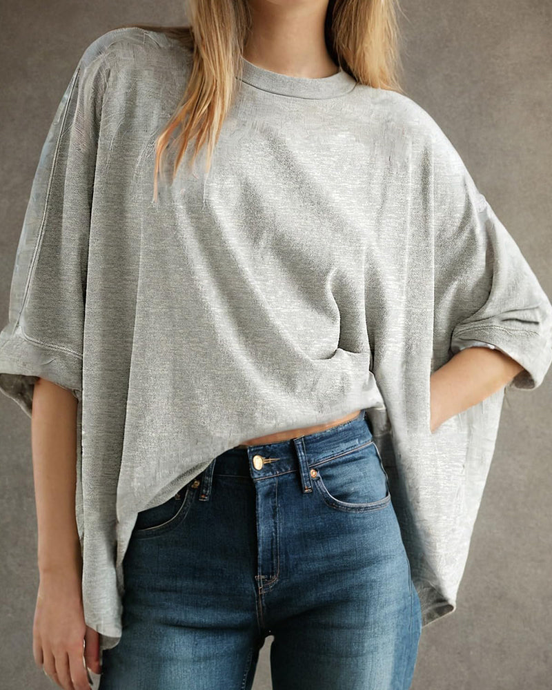 Soft Everyday Oversized Solid T-Shirt