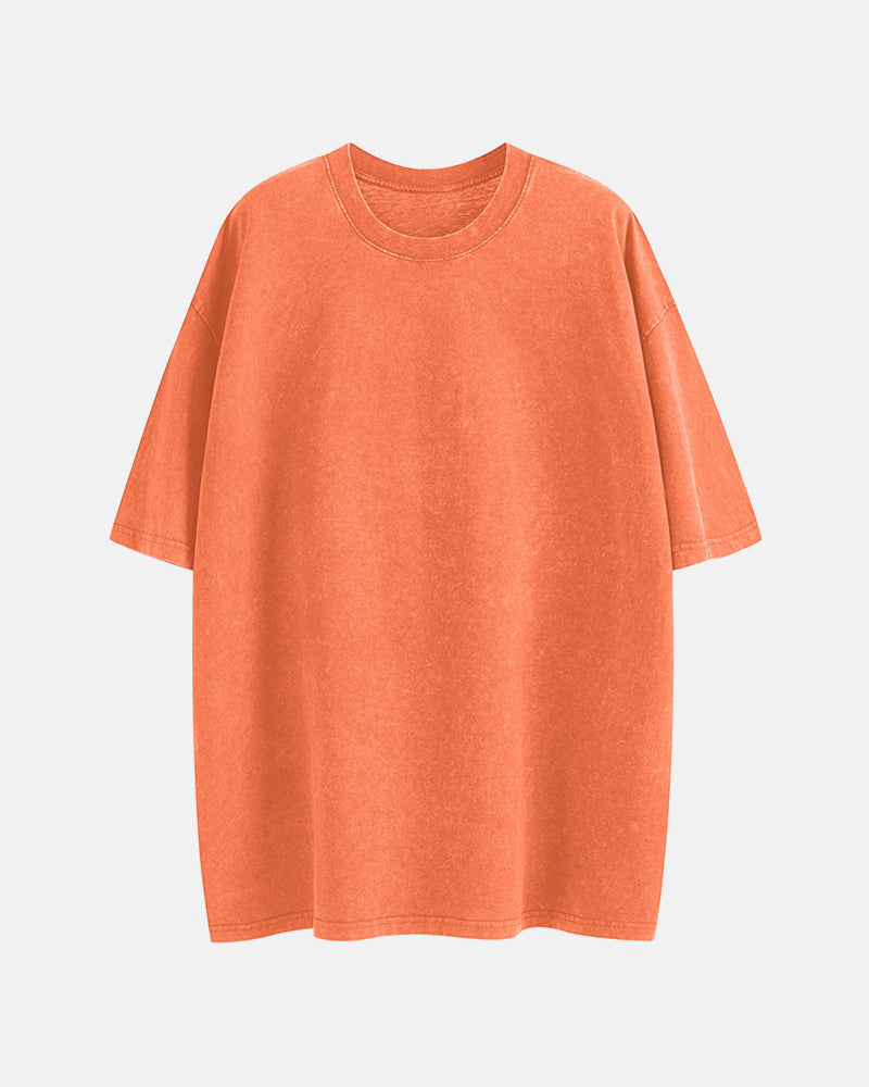 Oversized Acid Washed Cotton Vintage T-Shirts for Unisex