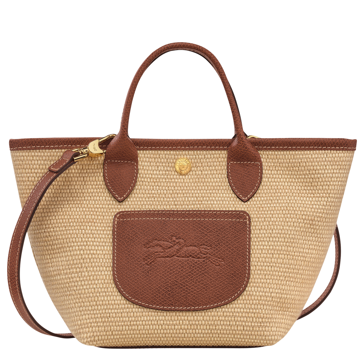 Longchamp - Le Pliage XS Basket Bag Brown Canvas