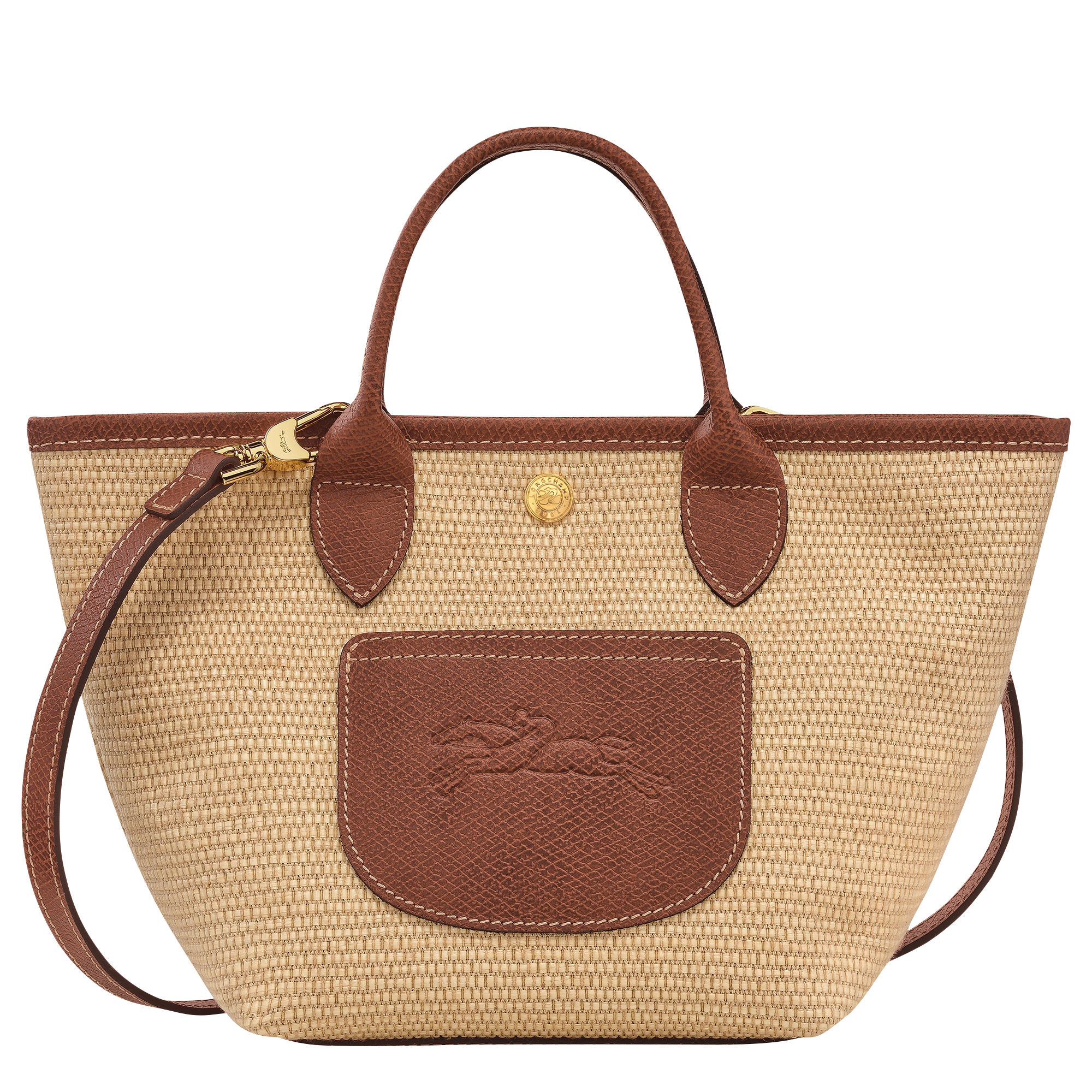 Longchamp - Le Pliage XS Basket Bag Brown Canvas