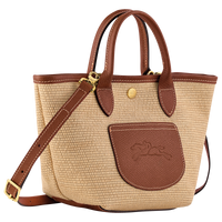 Longchamp - Le Pliage XS Basket Bag Brown Canvas