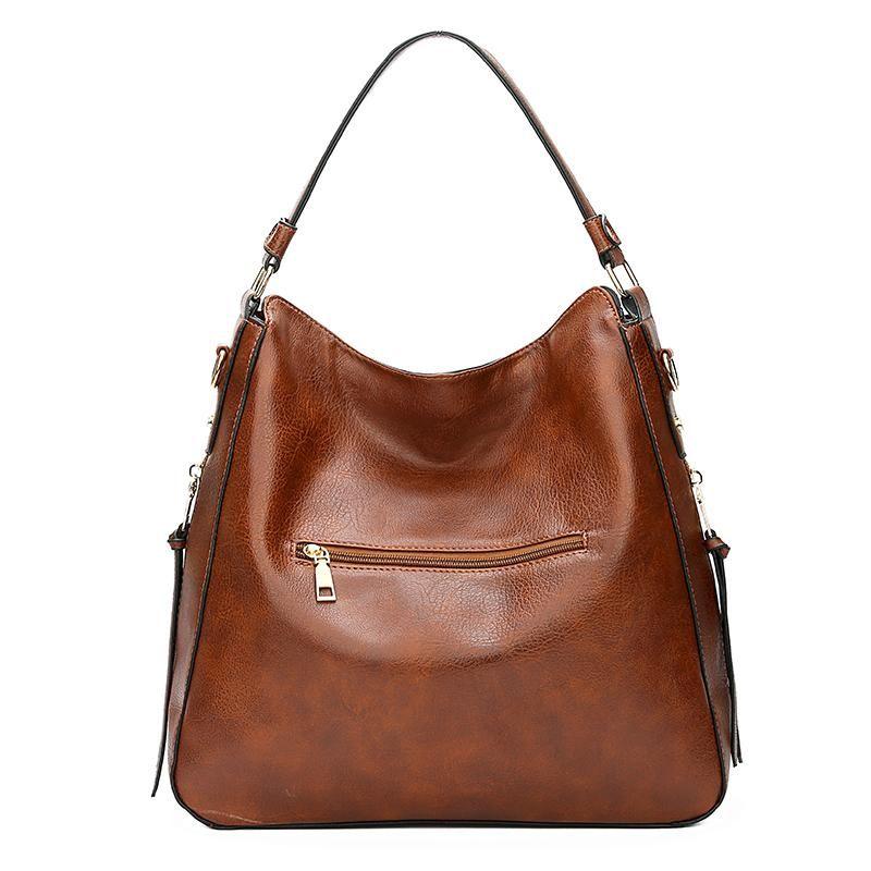 Leather Hobo Handbag + FREE Pouch Wallet