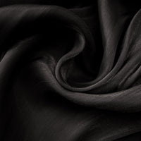 Mila pleated satin maxi dress in Black