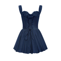 Camille white corset mini dress