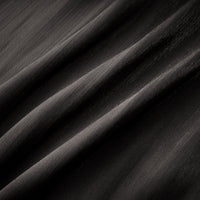 Mila pleated satin maxi dress in Black