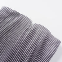 Satiné Purple Fully-pleated Maxi Dress