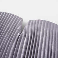 Satiné Purple Fully-pleated Maxi Dress