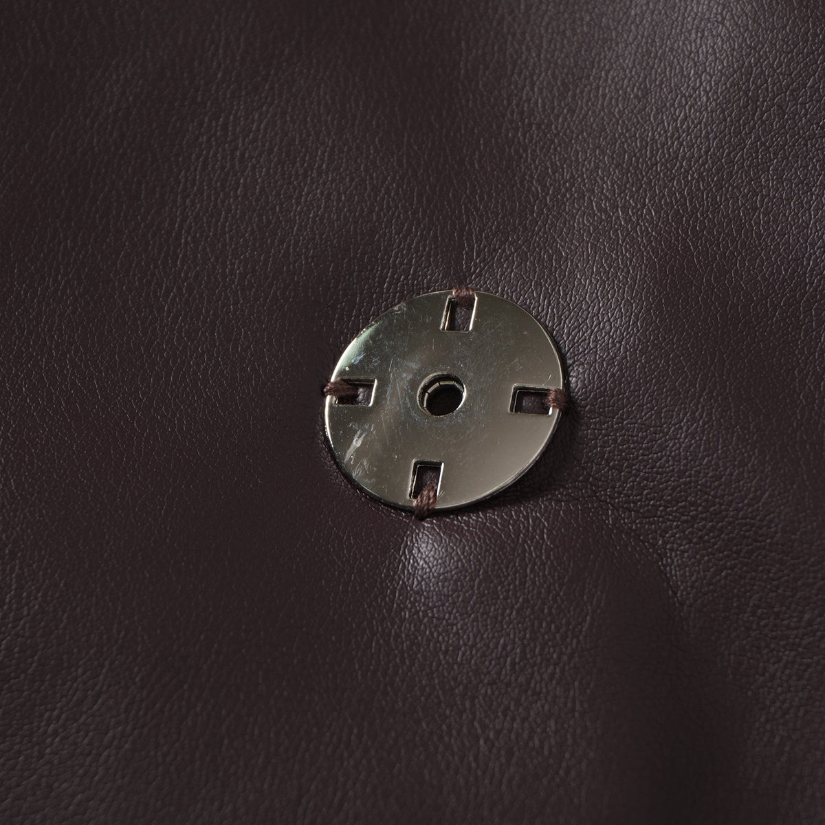 Solange Brown Leather Mini Blazer Dress