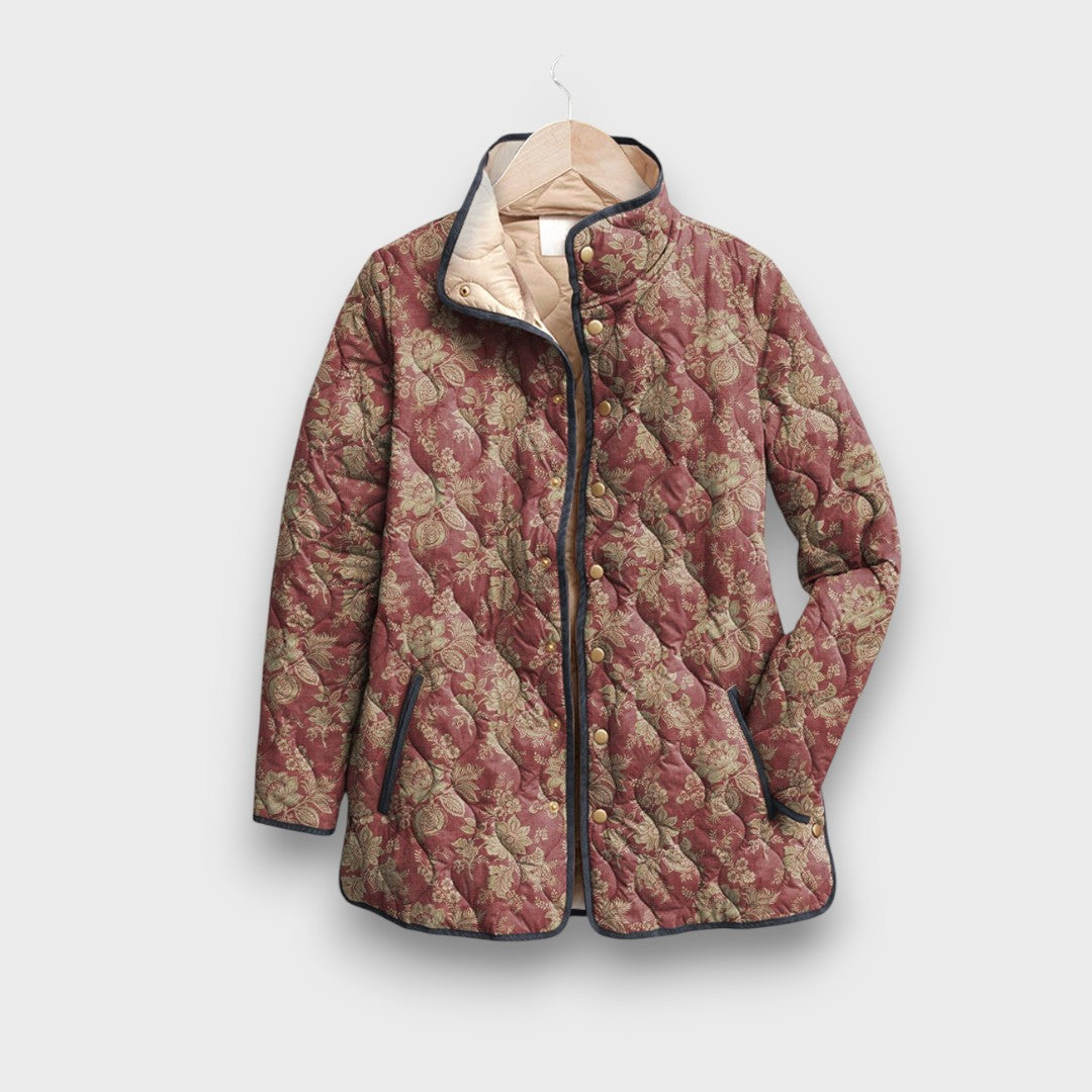 Maravelle – Quilted Floral Jacket