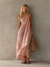 Resort One-Shoulder Maxi Dress