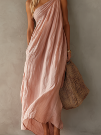 Resort One-Shoulder Maxi Dress