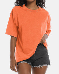 Oversized Acid Washed Cotton Vintage T-Shirts for Unisex