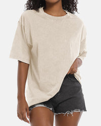 Oversized Acid Washed Cotton Vintage T-Shirts for Unisex