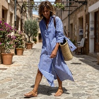 Nichole Elegant Striped Dress