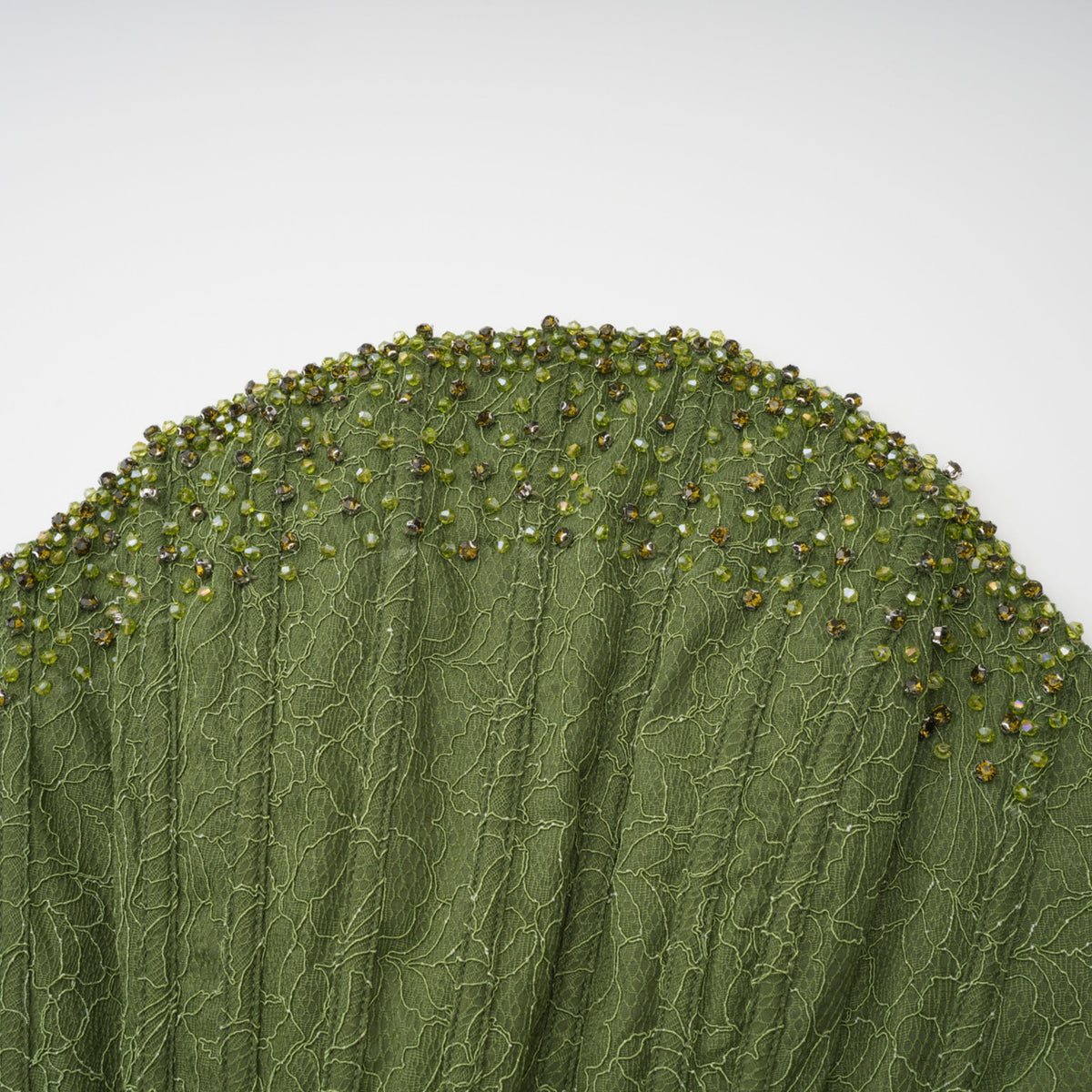 Franziska Green Embellished Corset Maxi Dress (Without Gloves)