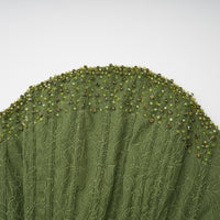 Franziska Green Embellished Corset Maxi Dress (Without Gloves)