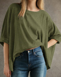 Soft Everyday Oversized Solid T-Shirt