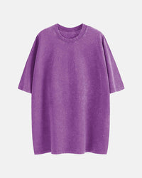 Oversized Acid Washed Cotton Vintage T-Shirts for Unisex