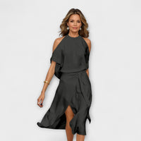Nivelle – Asymmetrical Dress with Flowing Silhouette