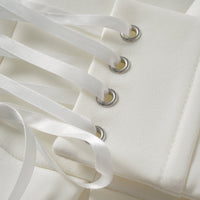 Inmaculada White Boned Bodice Mini Blazer Dress