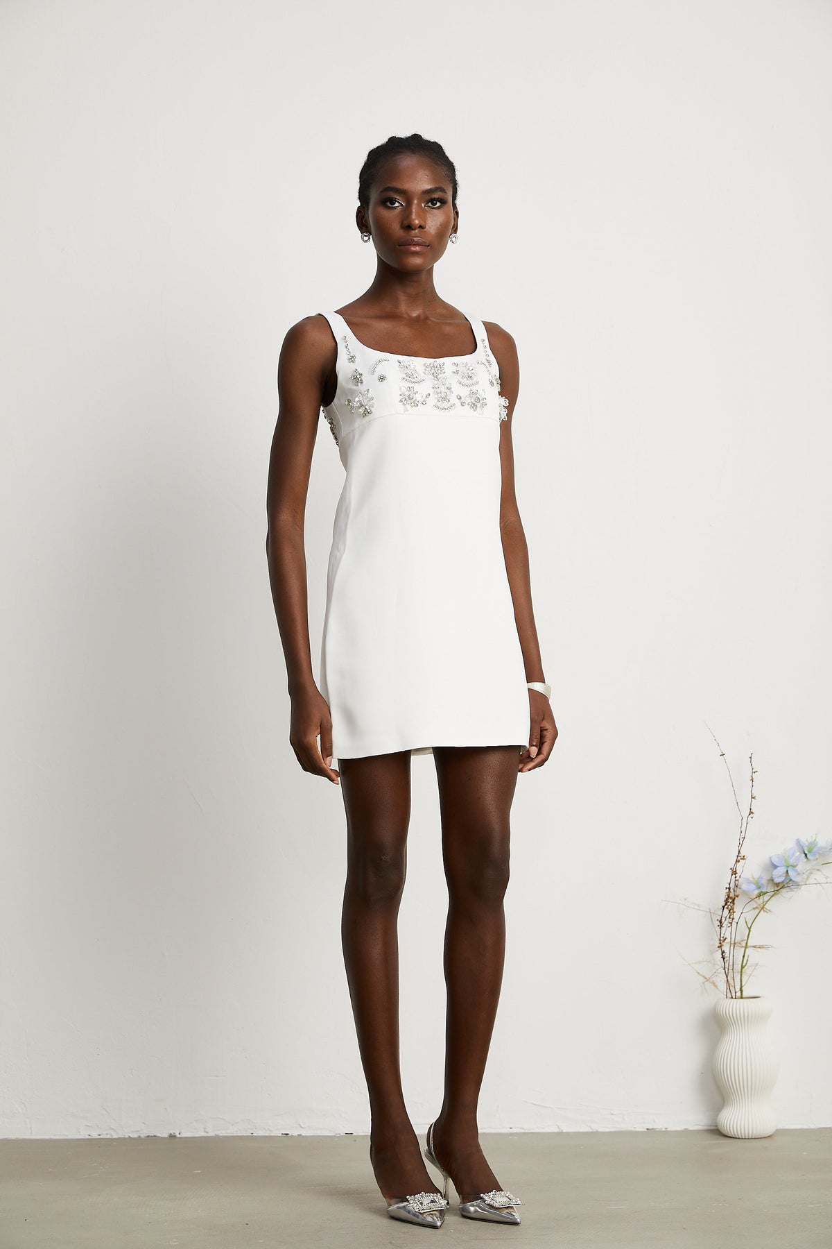 Ardelle Embellished Mini Dress