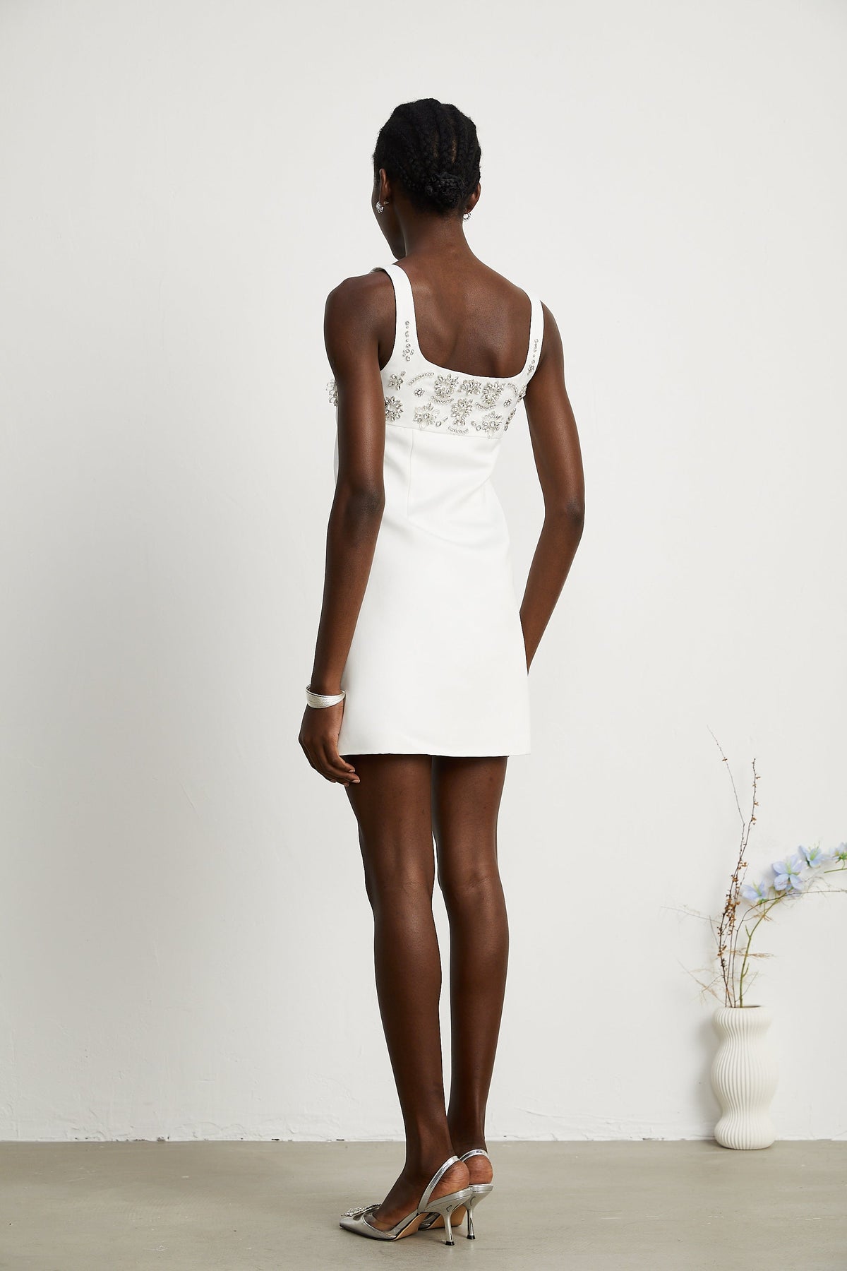 Ardelle Embellished Mini Dress