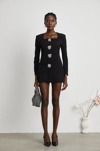 Fionnghuala Crystal Embellished Mini Dress