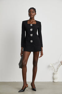 Fionnghuala Crystal Embellished Mini Dress