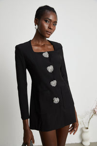Fionnghuala Crystal Embellished Mini Dress