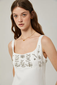 Ardelle Embellished Mini Dress