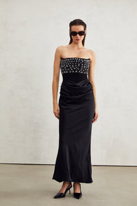 Aurore Crystal Embellished Maxi Dress