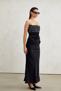 Aurore Crystal Embellished Maxi Dress
