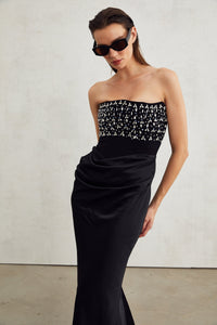 Aurore Crystal Embellished Maxi Dress