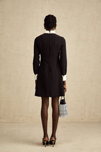 Esmée Two Tone Embellished Mini Dress