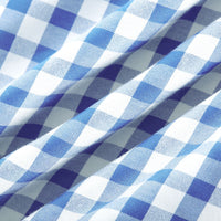 Diane blue gingham midi dress